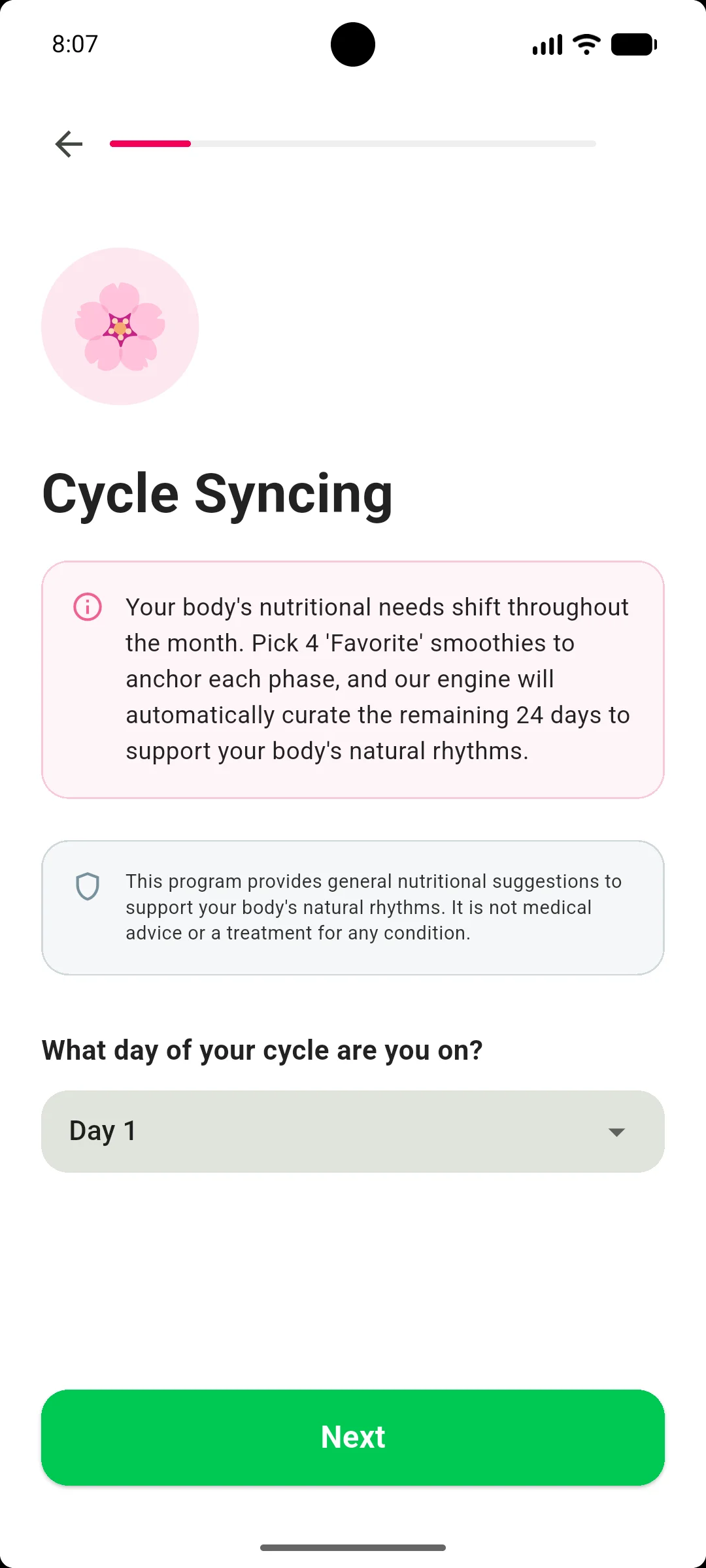 Blendplan Cycle Syncing